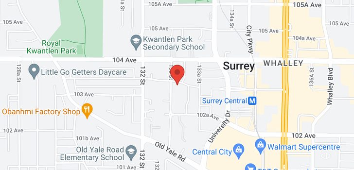 map of 502 13350 CENTRAL AVENUE